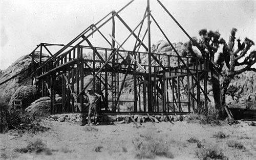 Construction of Kachina Hall, late 1920s